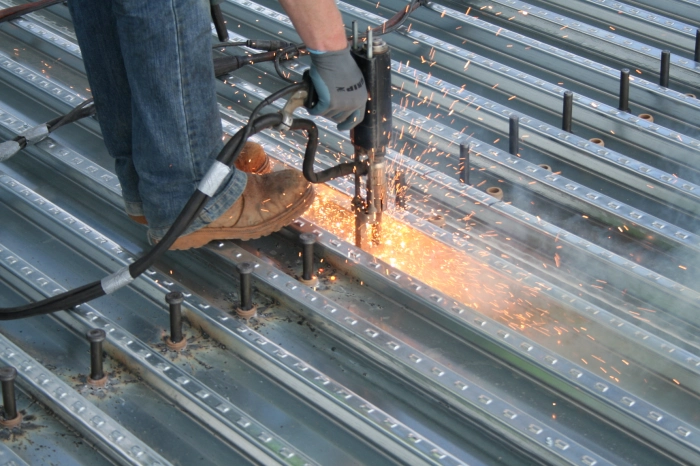 Metal Roof Deck Welding